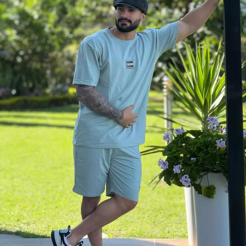Conjunto Camiseta y Bermuda Mint