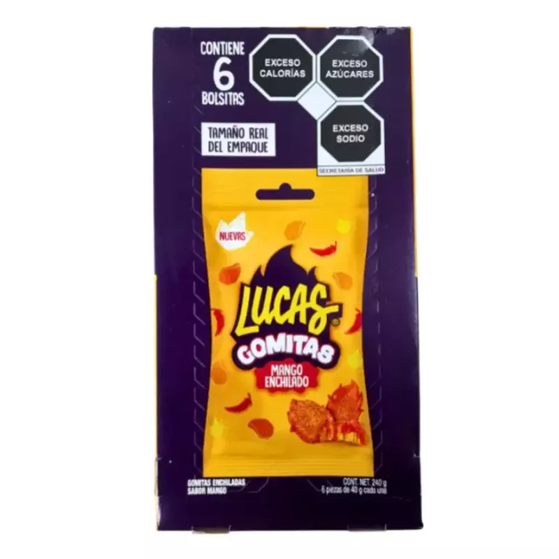 Lucas gomita mango x 6 unidades