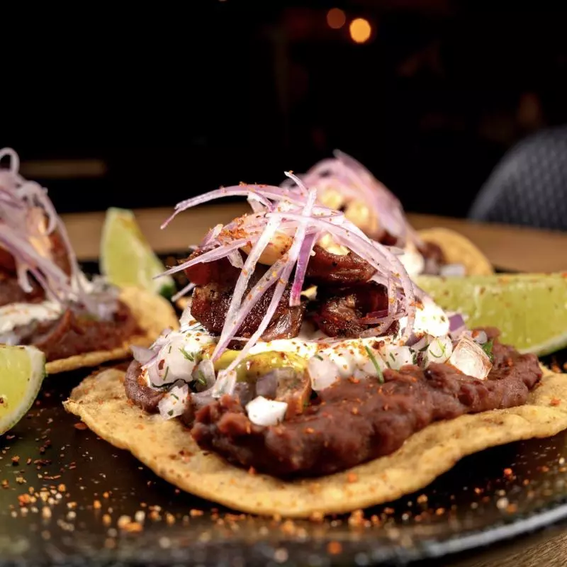 TACOS DORADOS DE CHORIZO