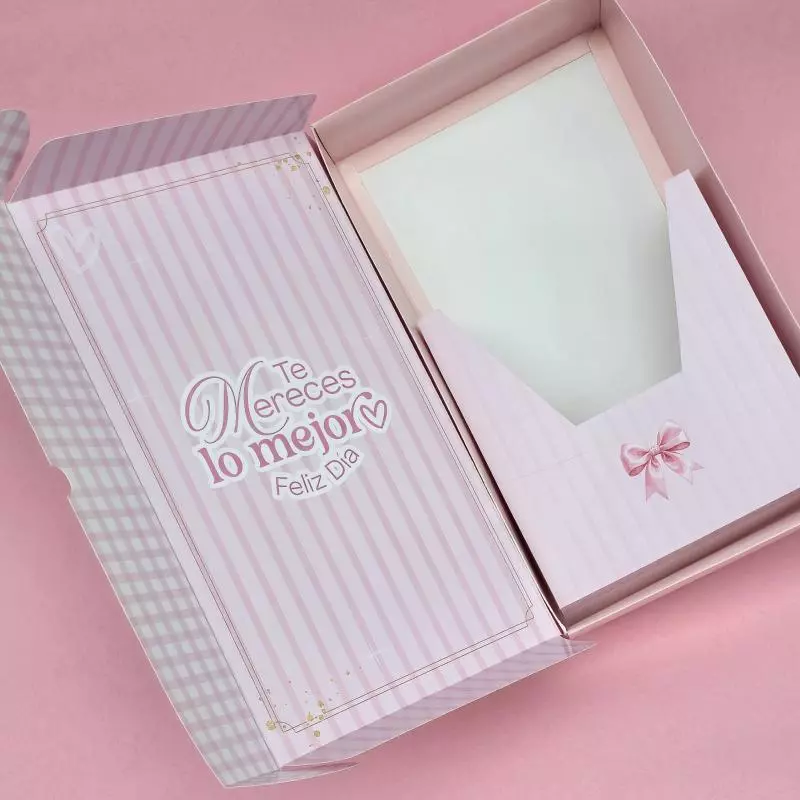 Caja flower rosita femenina