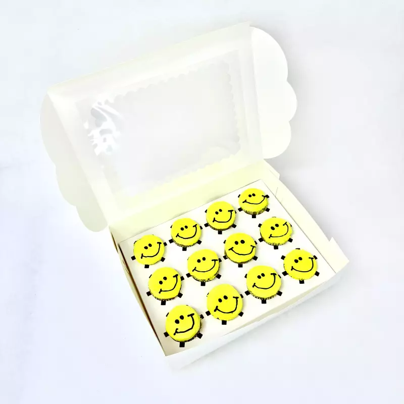 Caja 12 Cupcakes Plana