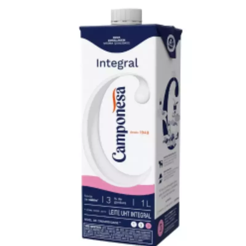 Leite Camponesa Integral 1L