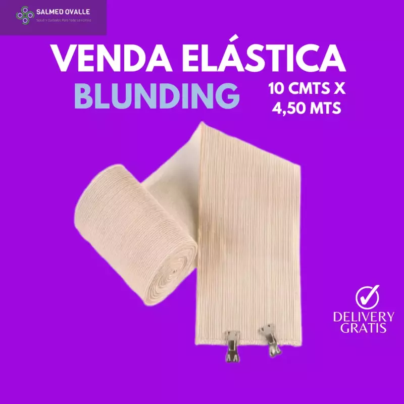 VENDA ELASTICA 10CMT X 4,50 MTS