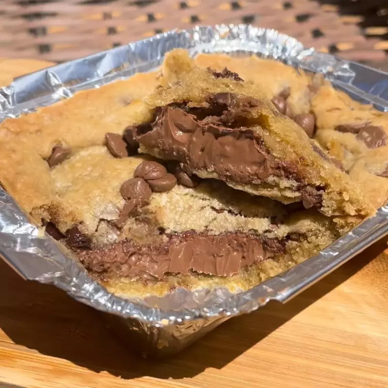 Torta cookie Nutella