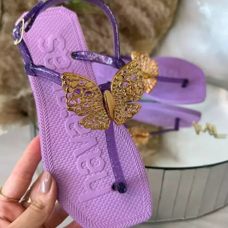 Sandália havaianas lilás