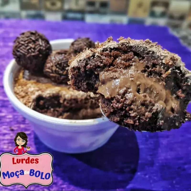 Bolo no pote Brigadeiro