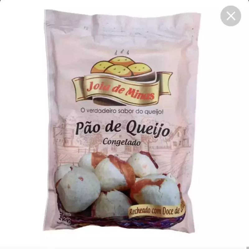 PÃO DE QUEIJO C DOCE DE LEITE 1KG