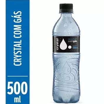 Água Crystal 500ml com Gás