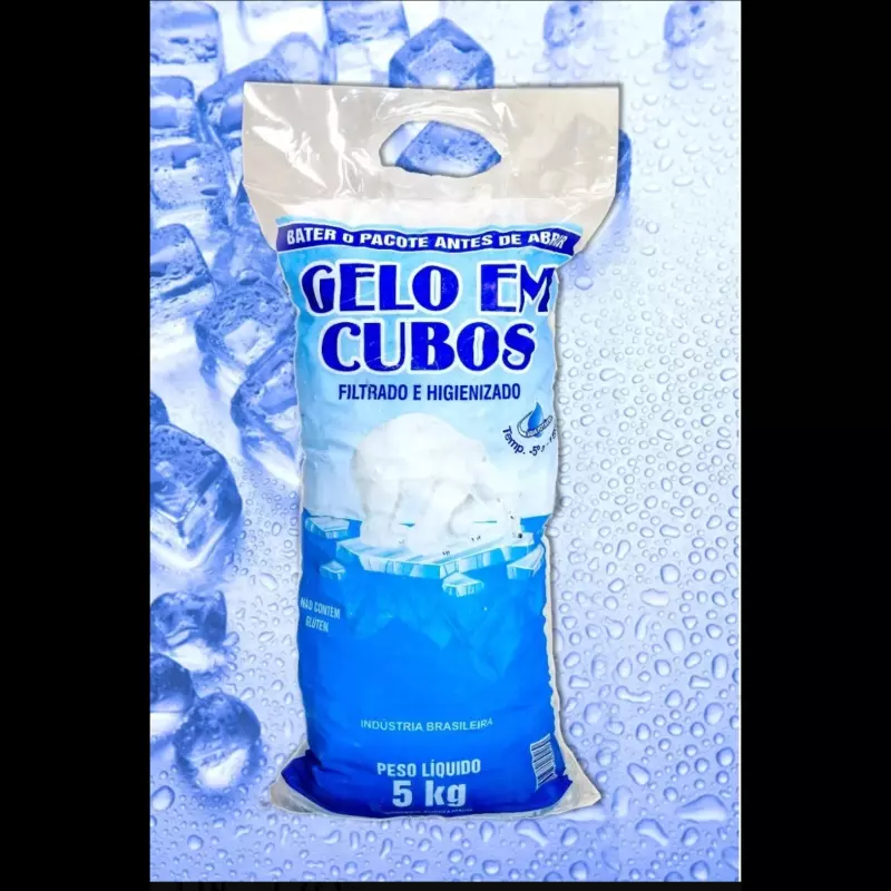SACO DE GELO CUBICO