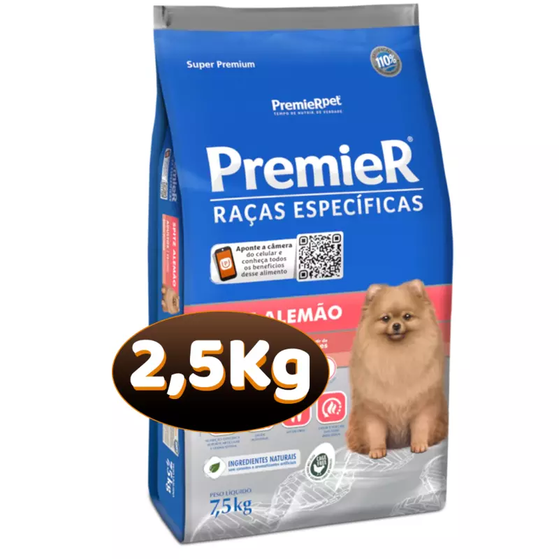 2,5 Kg - PremieR Spitz Alemã Adulto