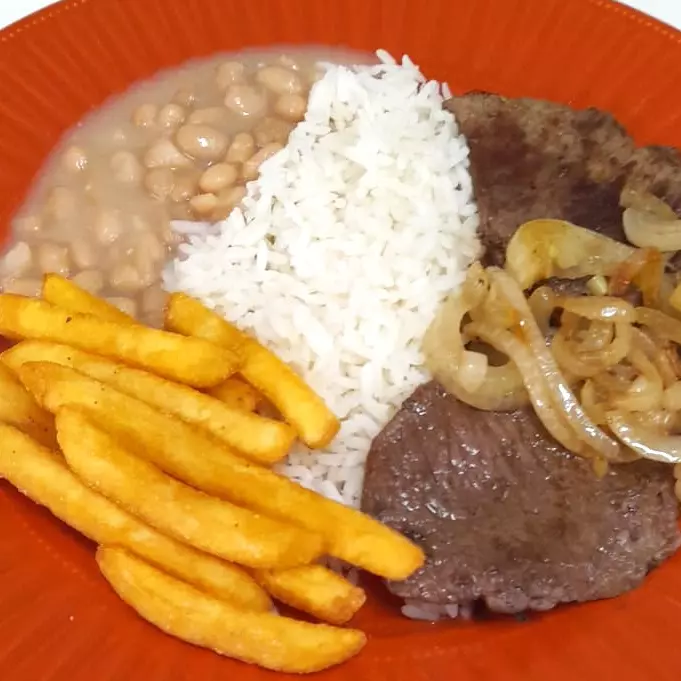 Bife Acebolado (marmitex P)