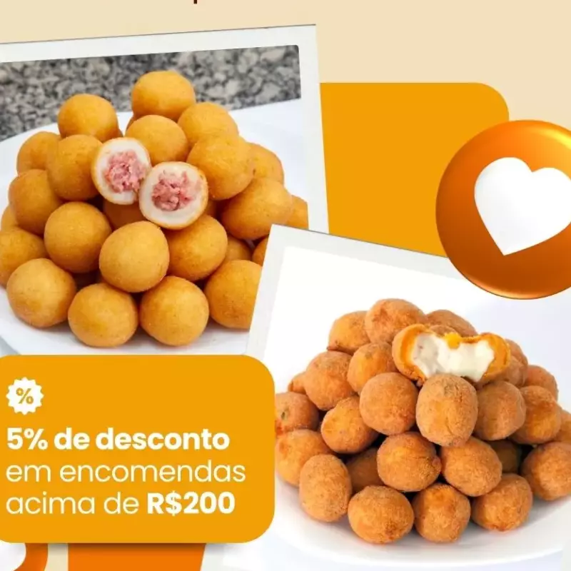 PORÇÃO DE MINI SALGADOS