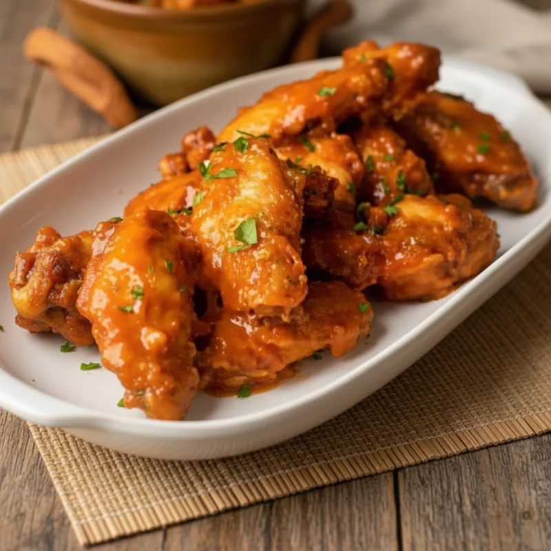 6 ALITAS BUFFALO (CON PAPAS)