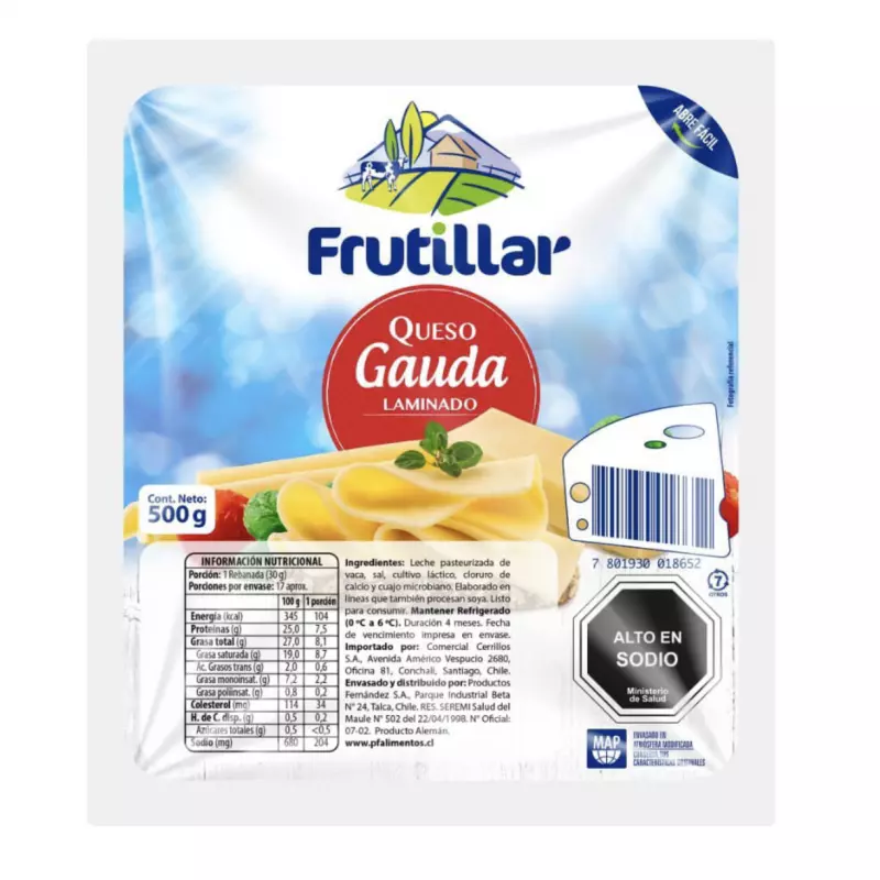 Queso Frutillar 500grs