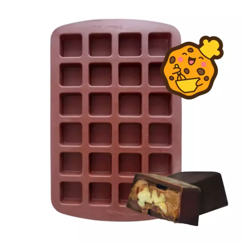 SILI. CHOC CUADRADAS X24CAV