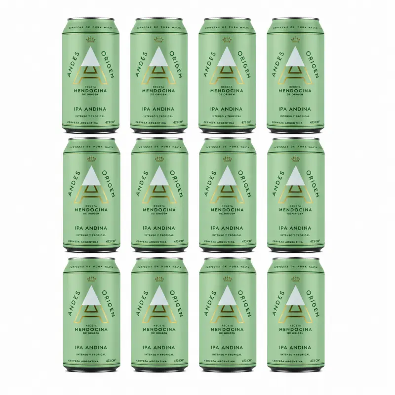 Cerveza Andes Ipa 473cc x12