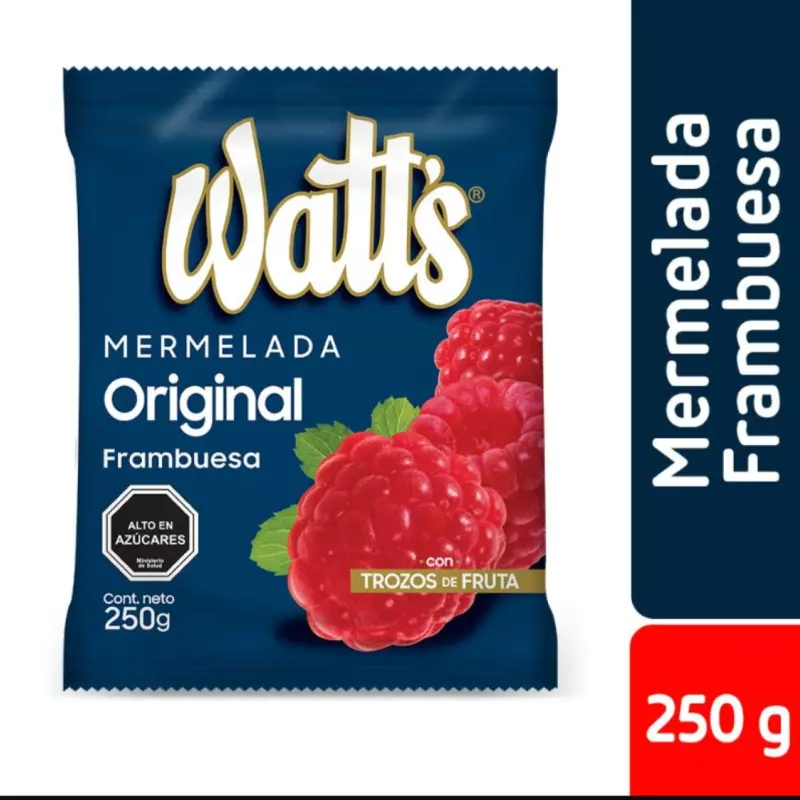 Mermelada Watts frambuesa 225g