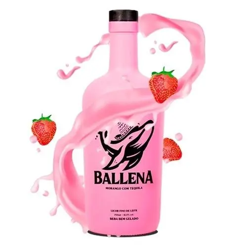 Licor Ballena Morango 750ml
