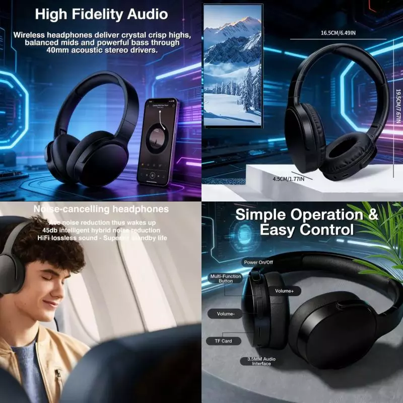 CASCOS BLUETOOTH CON CABLE AUXILIAR