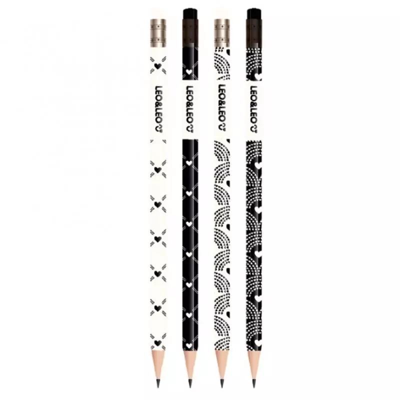 Lápis preto HB - Love - Leo & leo