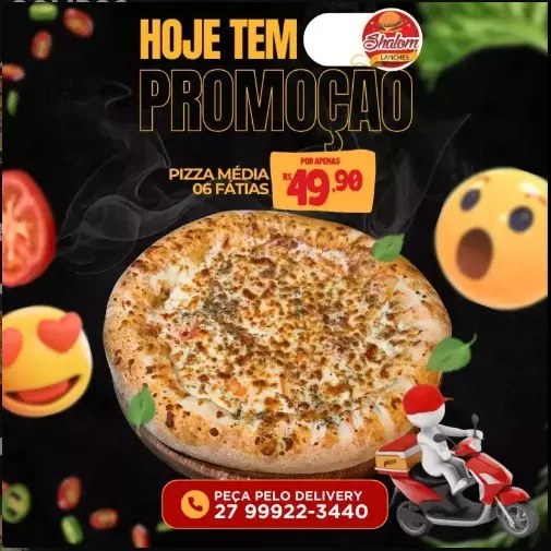 PIZZA 6 FATIAS  por apenas R$ 49,90