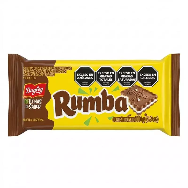 Galletas rellenas Rumba (110g)
