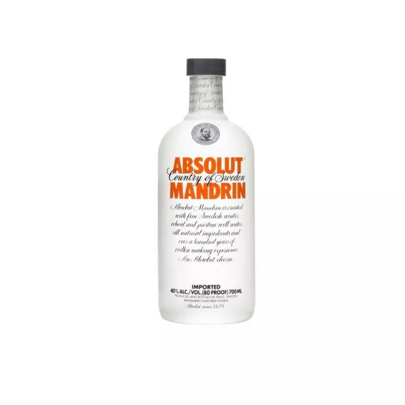Vodka Absolut Mandarin 40° 750 c.c.