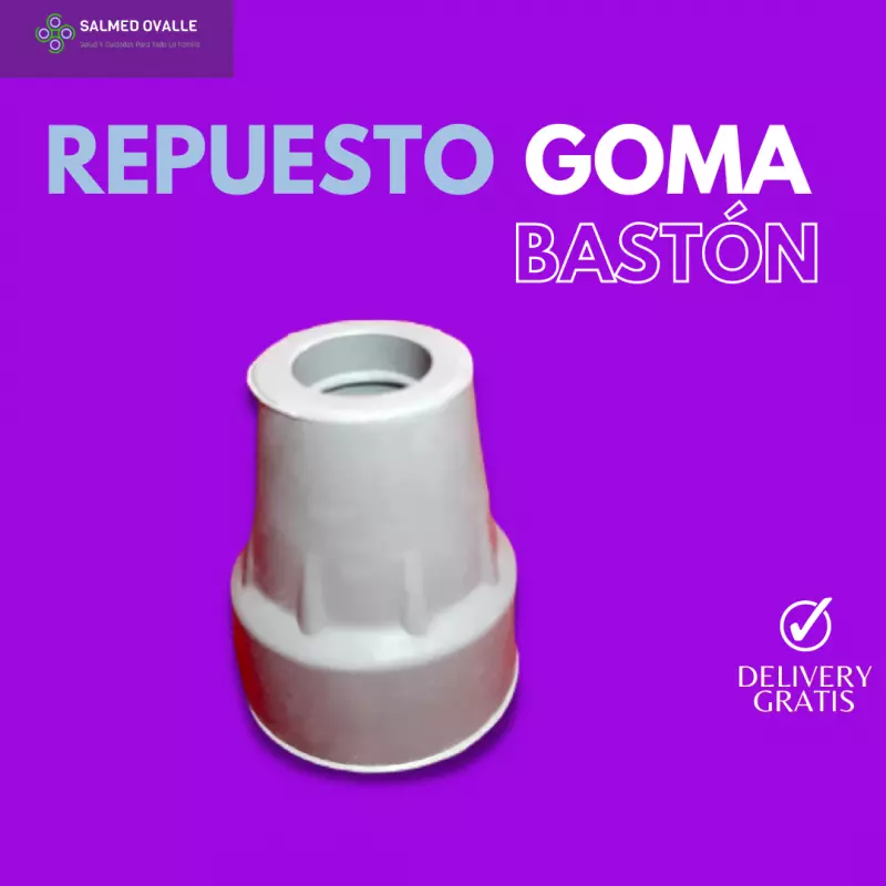 REPUESTO GOMA PARA BASTÓN( REGATON)