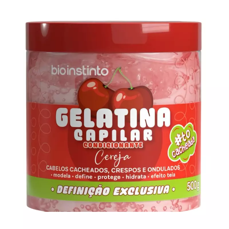 Gelatina Capilar Cereja 500g