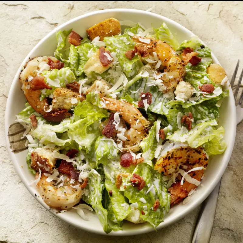 Ceasar camarões calamares