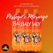 ENERGÉTICO BALY PÊSSEGO E MORANGO 2L