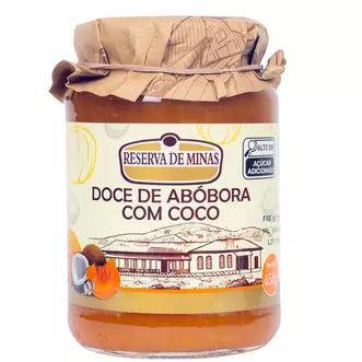 Doce de Abóbora com Coco R.de Minas