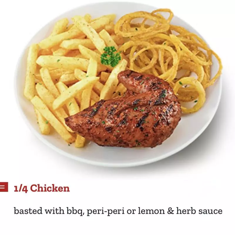 1/4 grilled chicken
