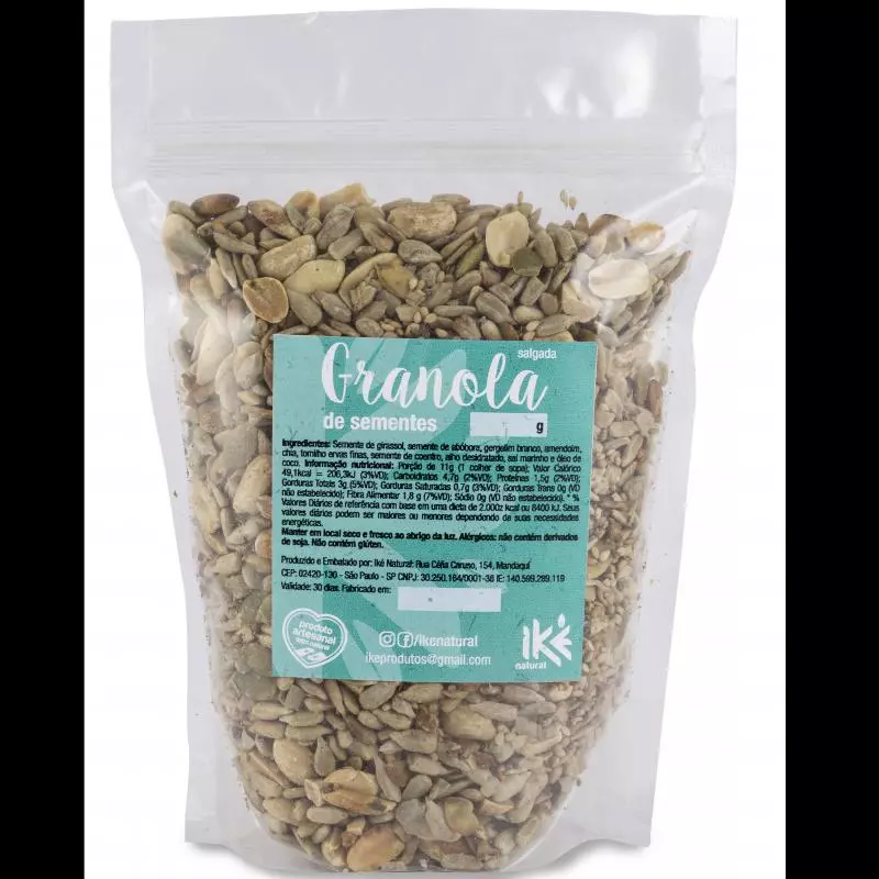 Granola Salgada de Sementes especiarias