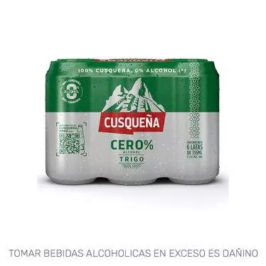 SIX PACK CUZQUEÑA TRIGO CERO ALCHOL
