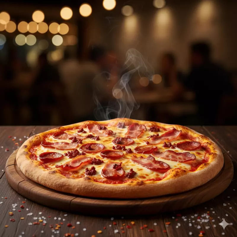 Pizza Bacon C/Calabresa