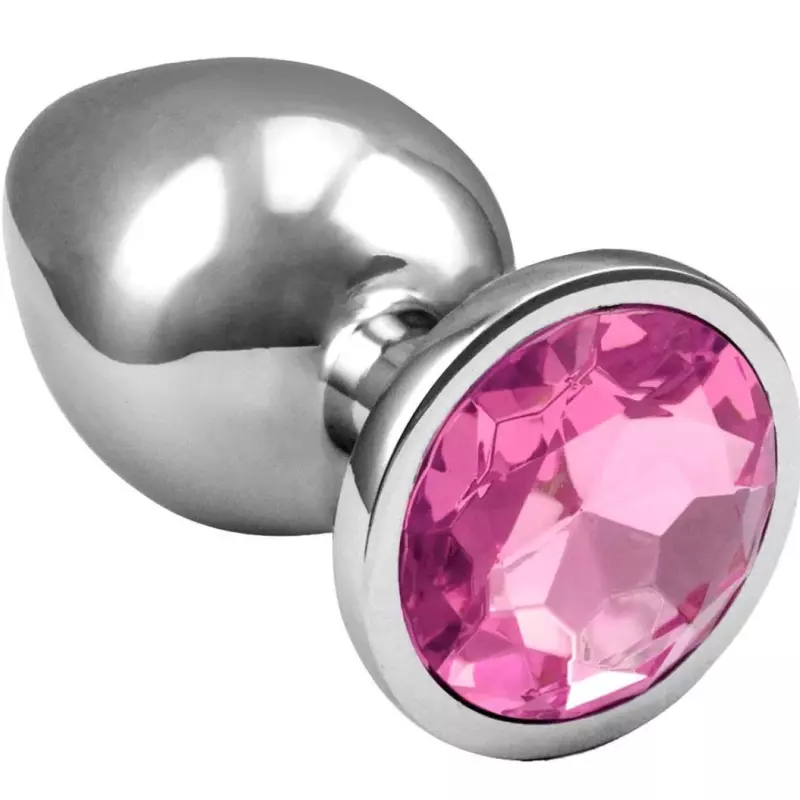 Plug Redondo Prata G Rosa - MPA1301