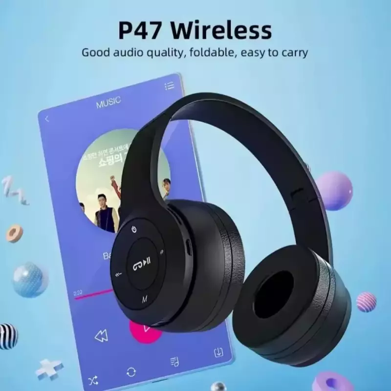 Audífonos inalámbricos de casco P47