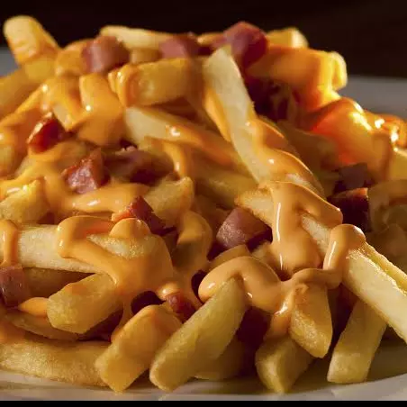 Batata com Bacon e Cheddar