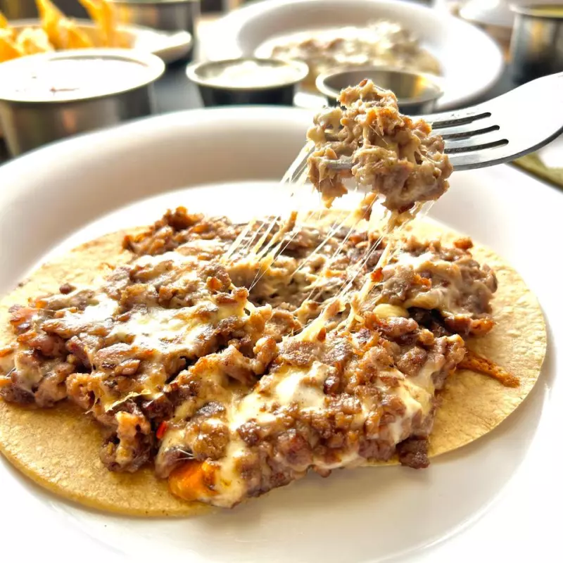 Tacos con queso