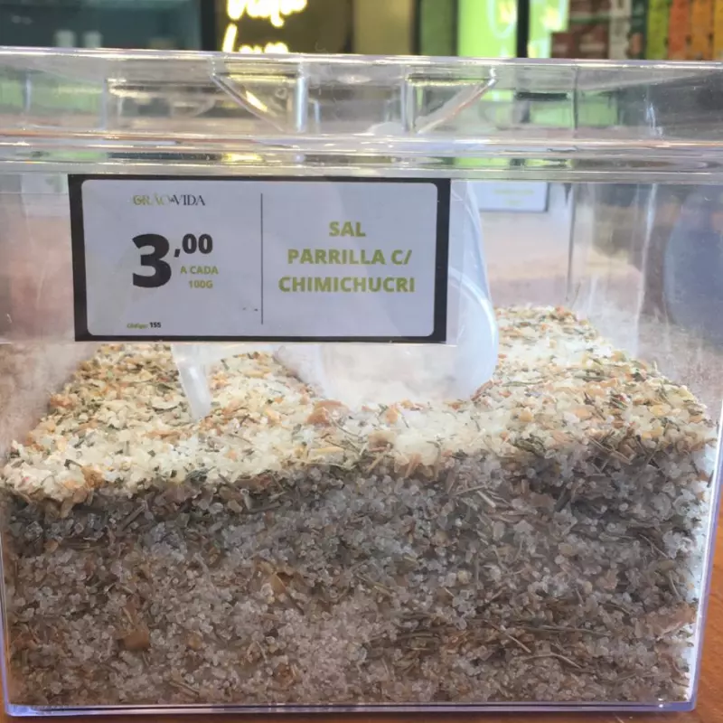 Sal de parrilha com chimichuri