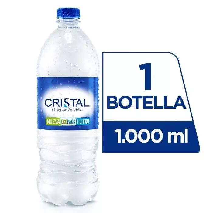 Botella De Agua Cristal 1000mL
