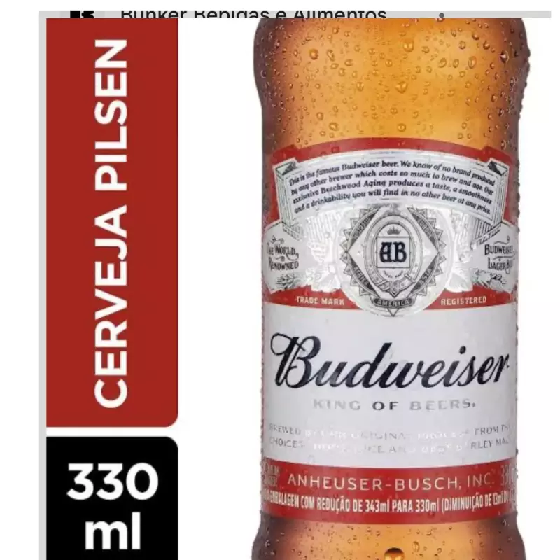 BUDWEISER LN 330ml