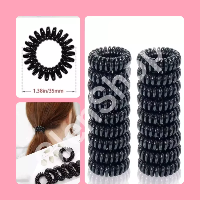 Goma de pelo en espiral