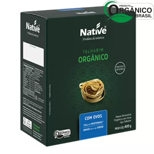Talharim Orgânico com Ovos 400g