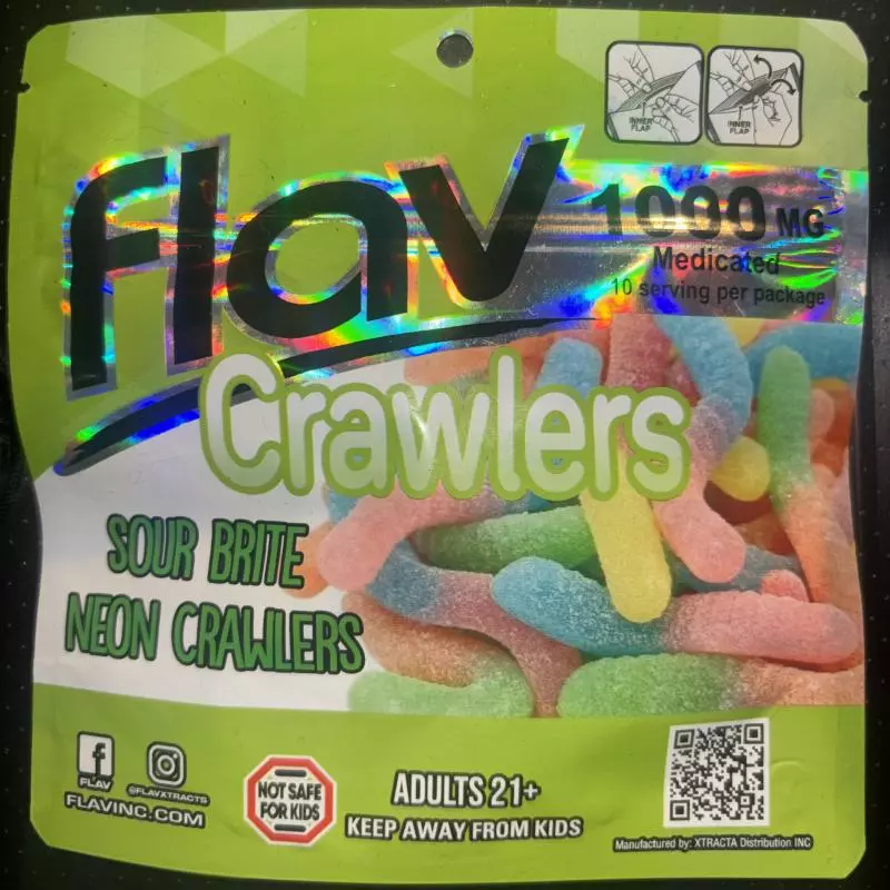 Flav gummie crawlers (1000 mg)
