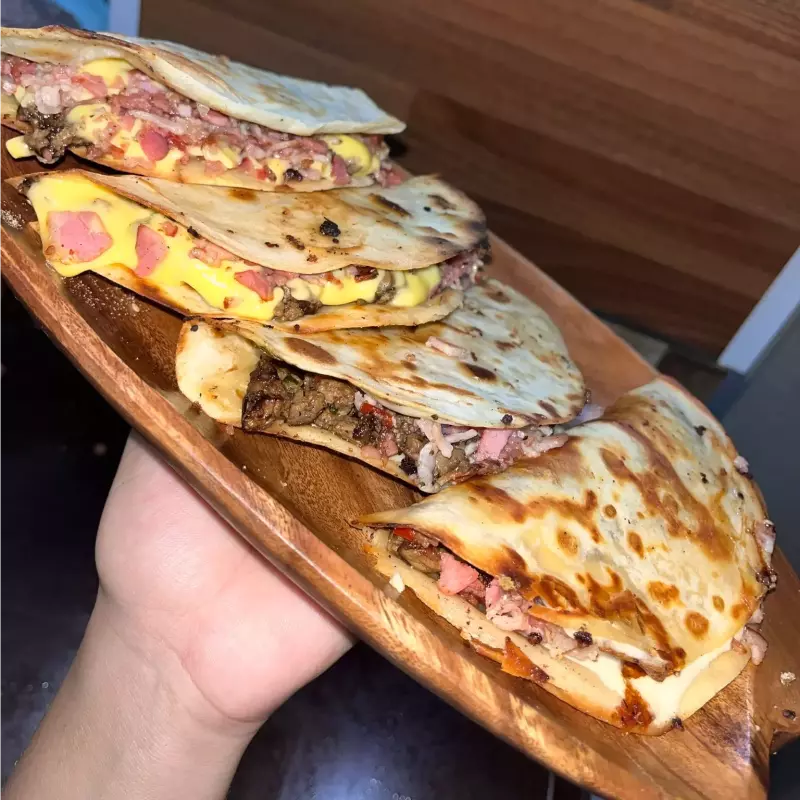 Taco de carne común