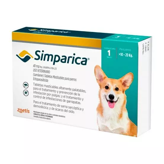 Simparica 10 a 20 KG