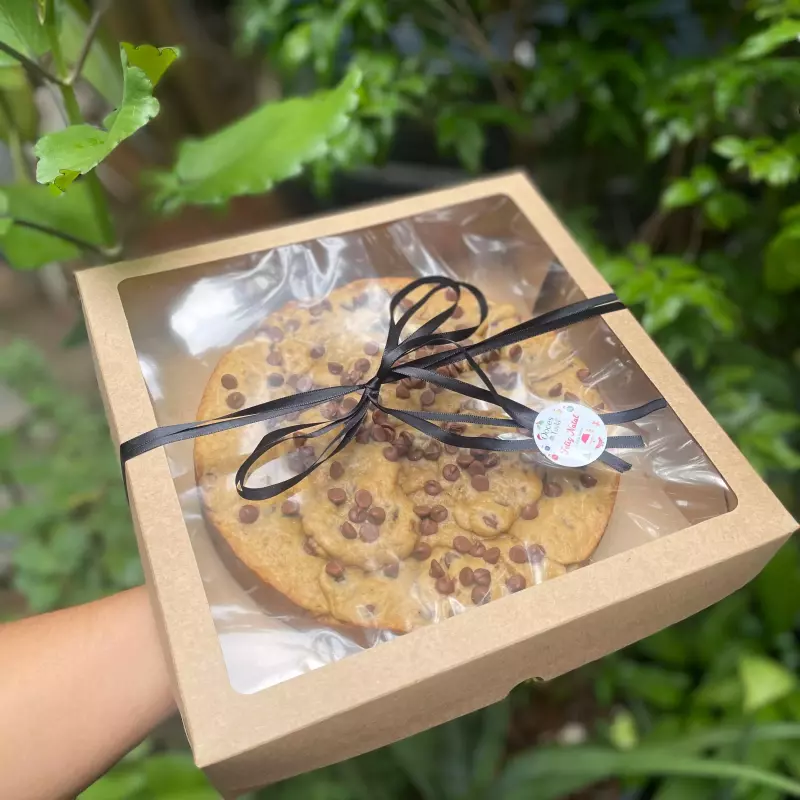 Torta de cookies inteira