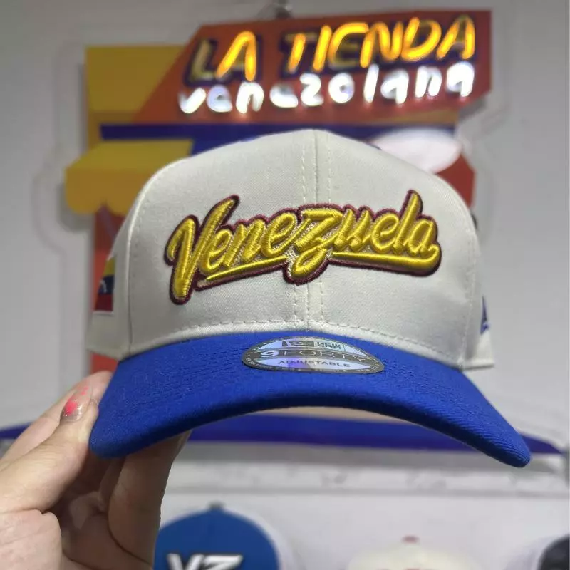 Gorra Venezuela beige azul New era
